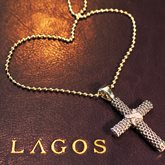 Lagos Lagos Diamond Cross Pendant available at Albert F. Rhodes Jewelers